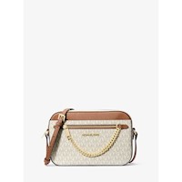 Michael Kors Bolso bandolera grande con logotipo Jet Sets | Vainilla